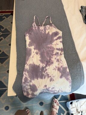 Lavender Athletics Tie-Dye Dress with Adjustable Straps